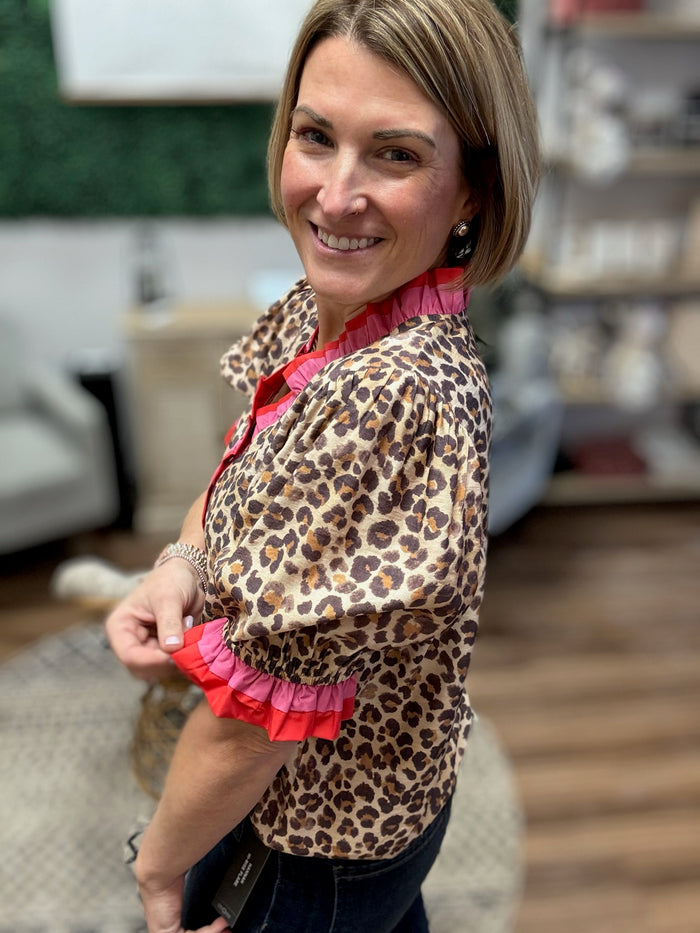 Wild with a Twist Blouse