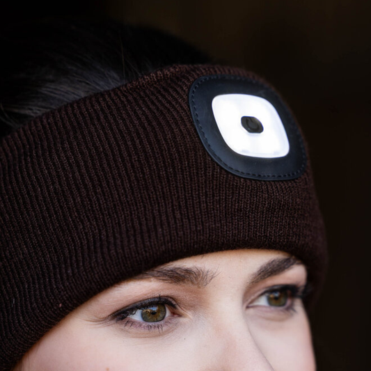 Winter Headband with Headlight