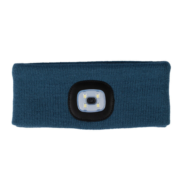 Winter Headband with Headlight