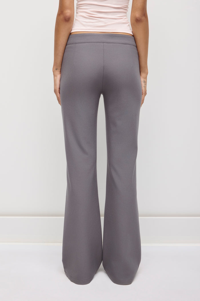 Women's Mira Flat Front Pant in Thunderstorm