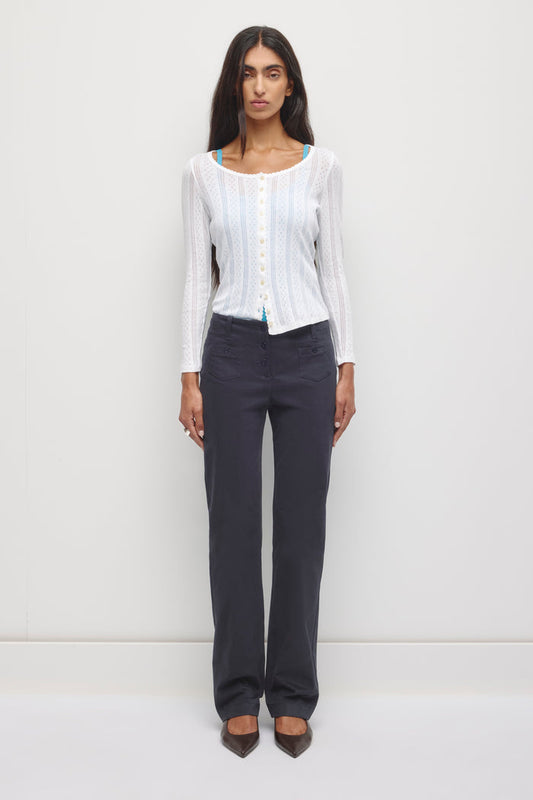 Model is 5’8” and is wearing a size 4.
