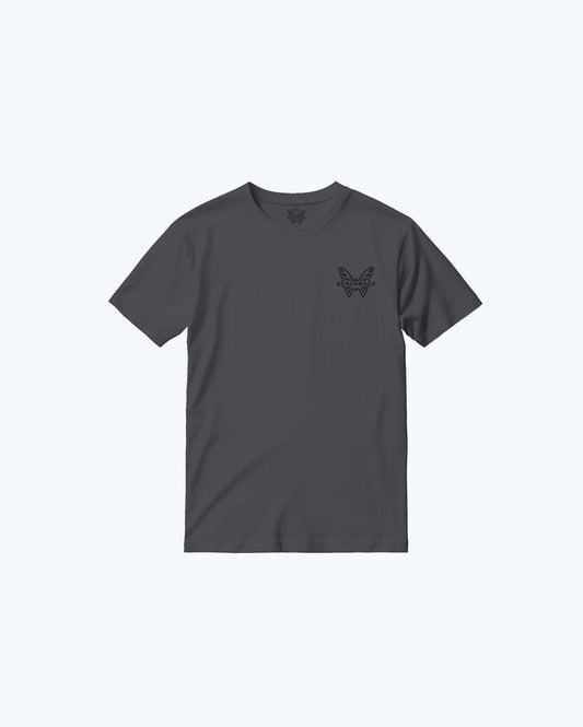 Asphalt Womens Road Issued SS Tee - Front view showing butterfly logo | Benchmade Knife Co.
