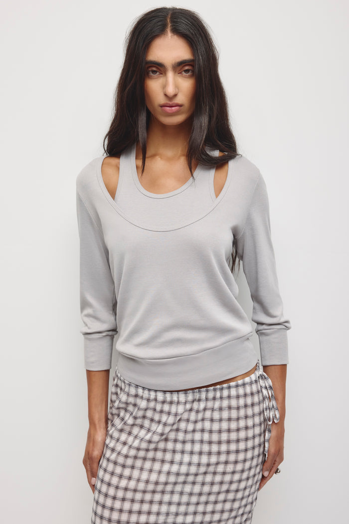 Model is 5’8” and is wearing a size XS.