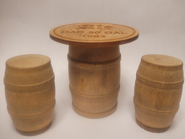 Wooden Barrel and Seats - 'Ale' Engraved