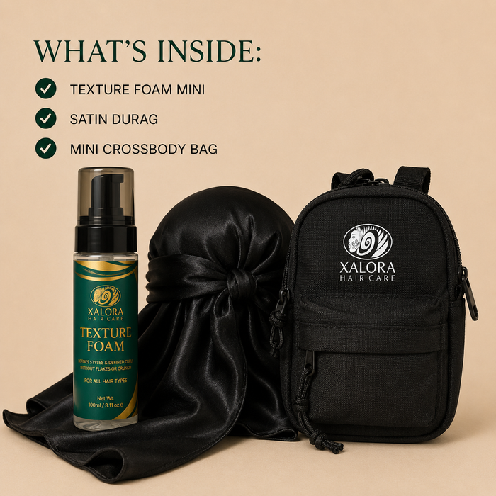 Xalora Braiding Care Bag Black