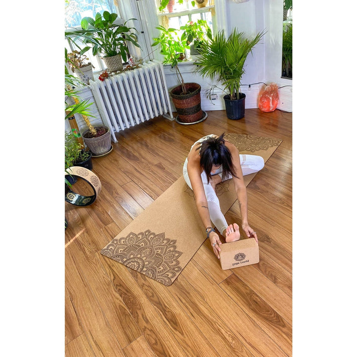 Yoga Block Cork - Yoga World UK - Yoga Block Cork | Easy Grip | Yoga World Shop