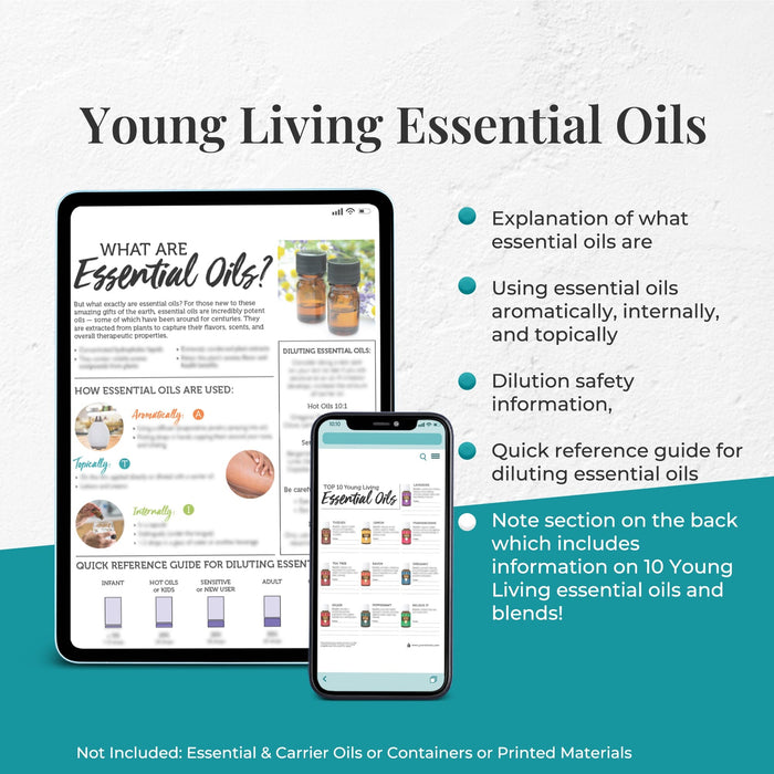 Young Living Essential oils (Digital Download) at Your Oil Tools