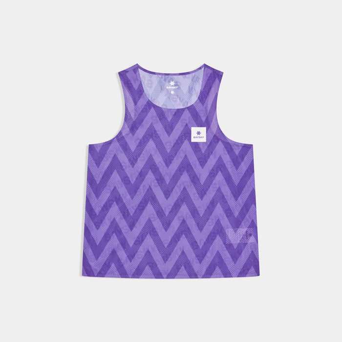 Saysky Zig Zag Air Flow Singlet Purple Zig Zag 1061 SW30011