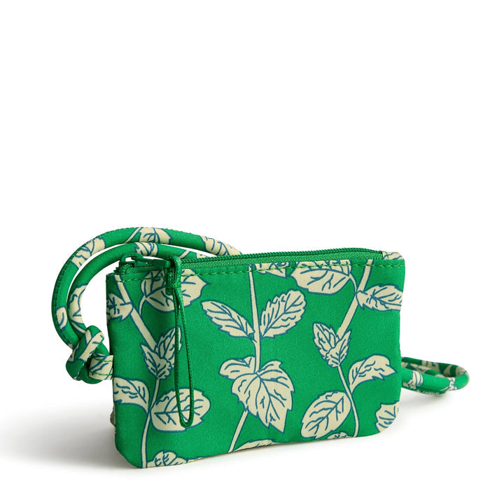 Zip Card Pouch Lanyard-Mint Mojito-Image 1-Vera Bradley